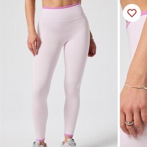Fabletics Light Pink Layered Leggings